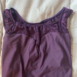 purple leotard